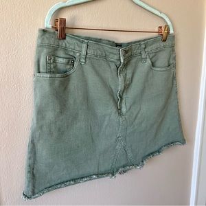 GAP Army Green Denim Skirt